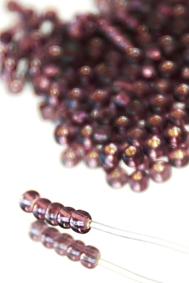 DIY-Perlen farbig - 3,5 mm Rot Glas h5 Bild2