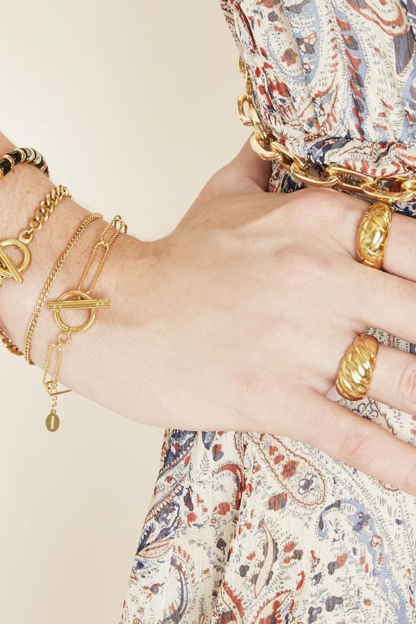 Bracelet Chain Sanya Silver Color Stainless Steel