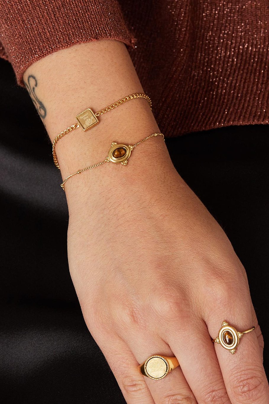 Bracelet Mermaid Vibes Gold Color Stainless Steel Picture4