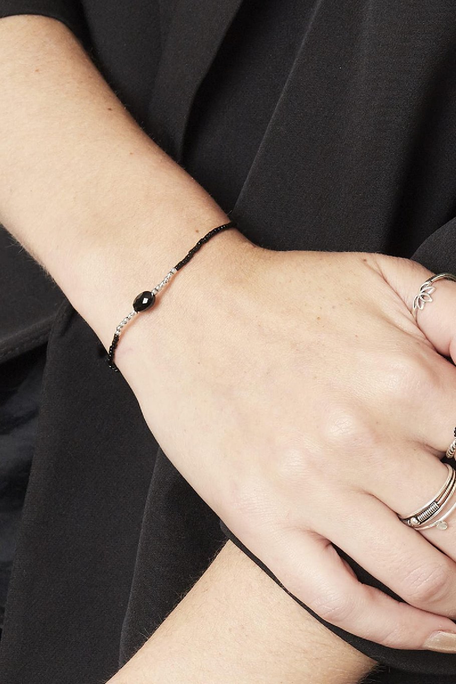 Pulsera With Love Negro Cobre Imagen2
