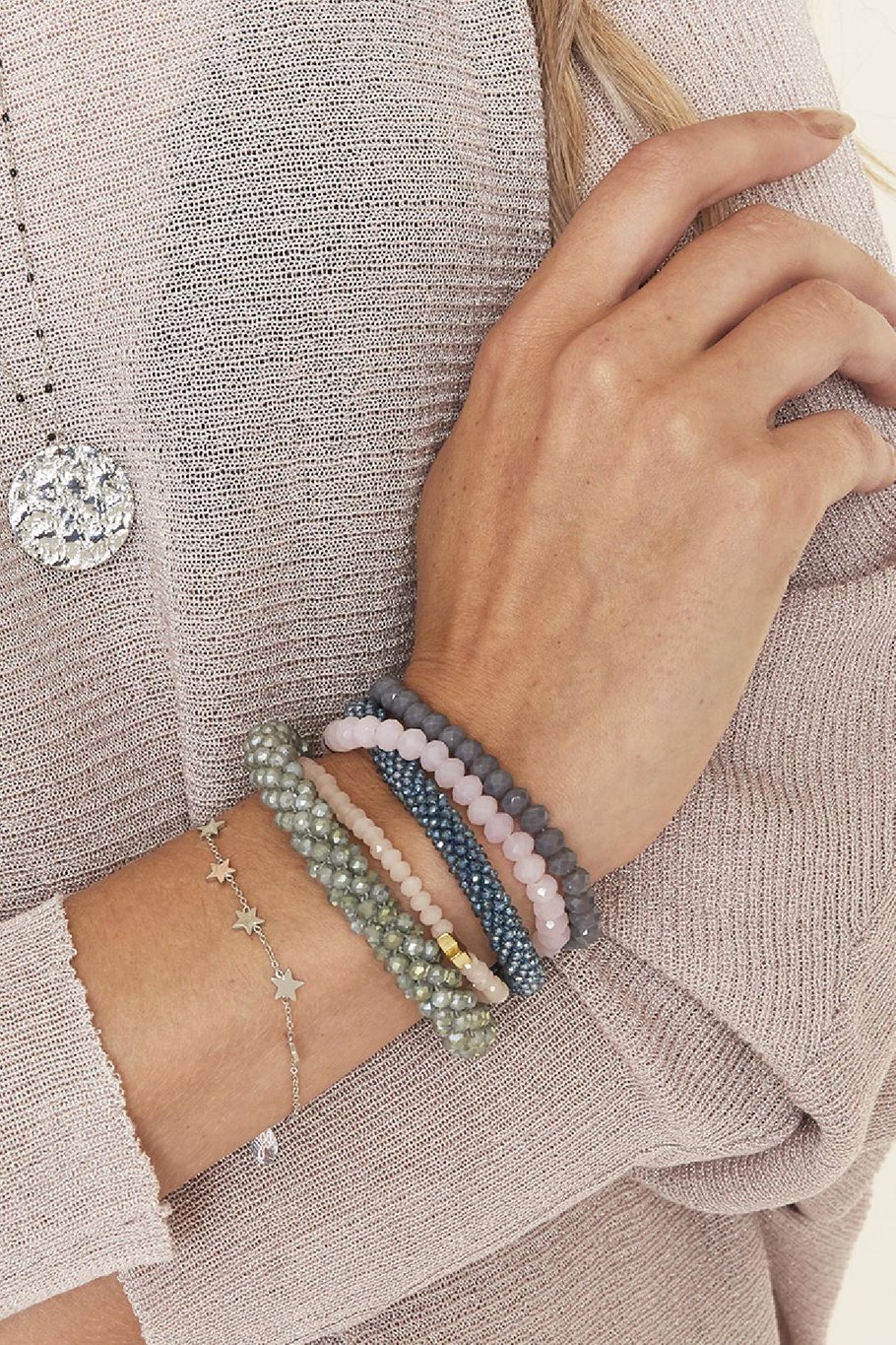 Armband Stars Zilver Stainless Steel Afbeelding2