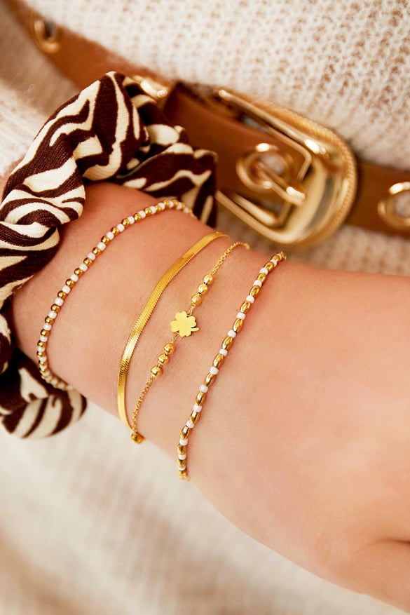 Bracelet multi-chaînes Argenté Acier inoxydable 2
