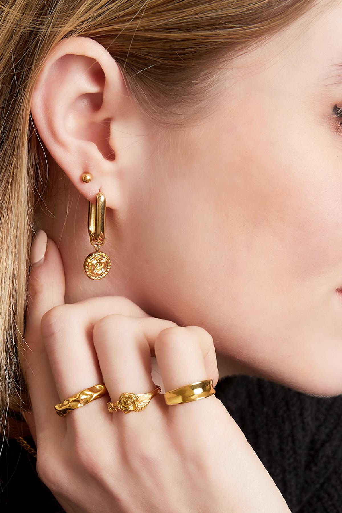 Earrings rose Gold Color Stainless Steel h5Picture4