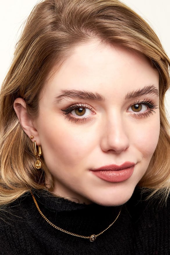 Ohrringe Rose Goldfarbe Edelstahl
