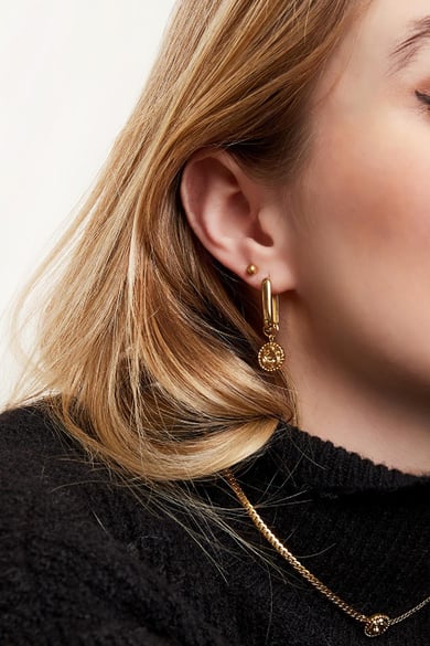 Earrings rose Gold Color Stainless Steel h5 Picture3