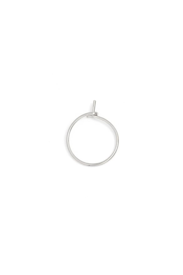 Creolen set Hoop model 1 Zilver Stainless Steel 2