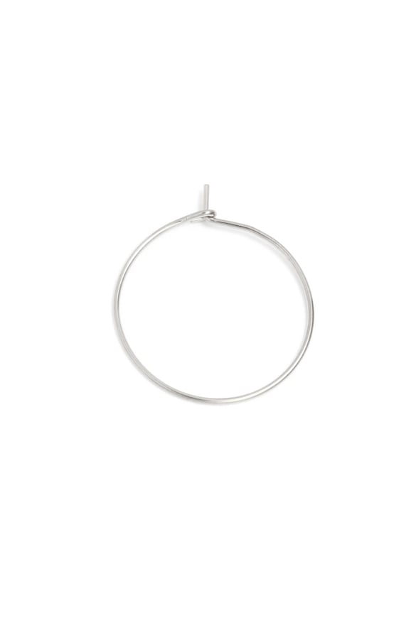 Creolen set Hoop model 4 Zilver Stainless Steel 2