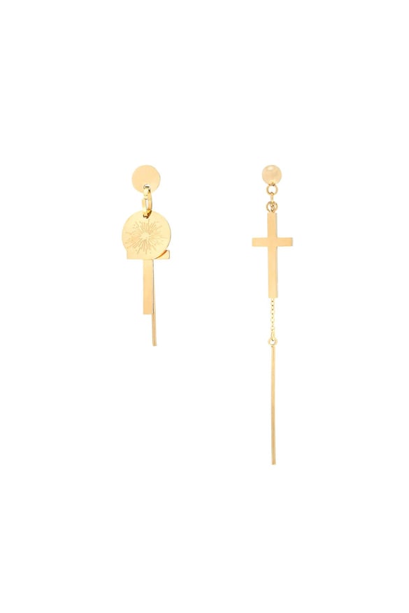 Küpe Kutlama Gold Stainless Steel