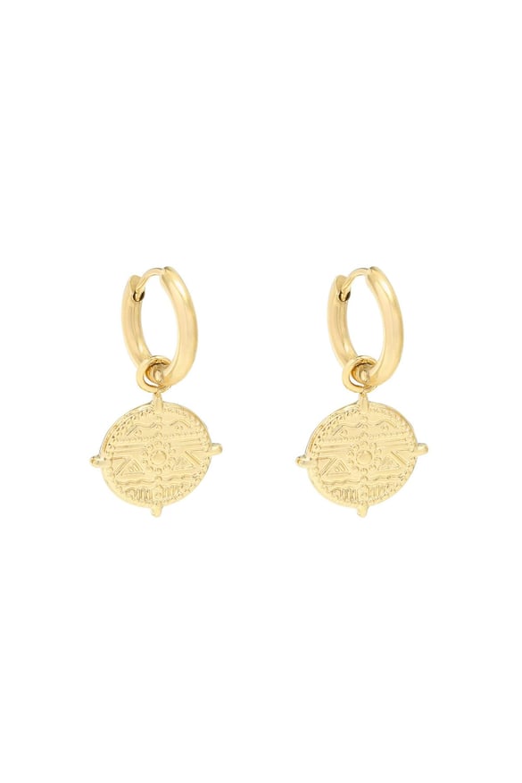 Earrings Lead the Way Silver Color Stainless Steel