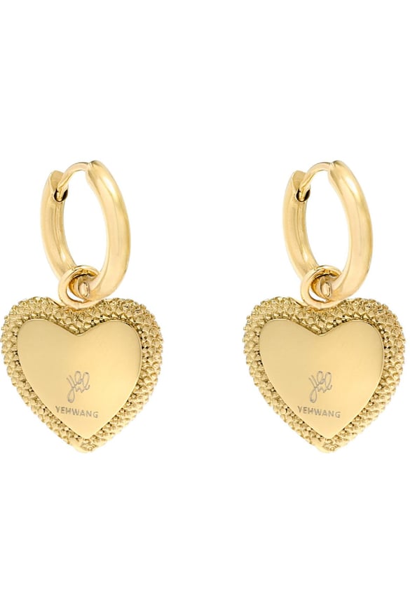 Oorbellen Heart with Vision Goud kleur Metaal 2