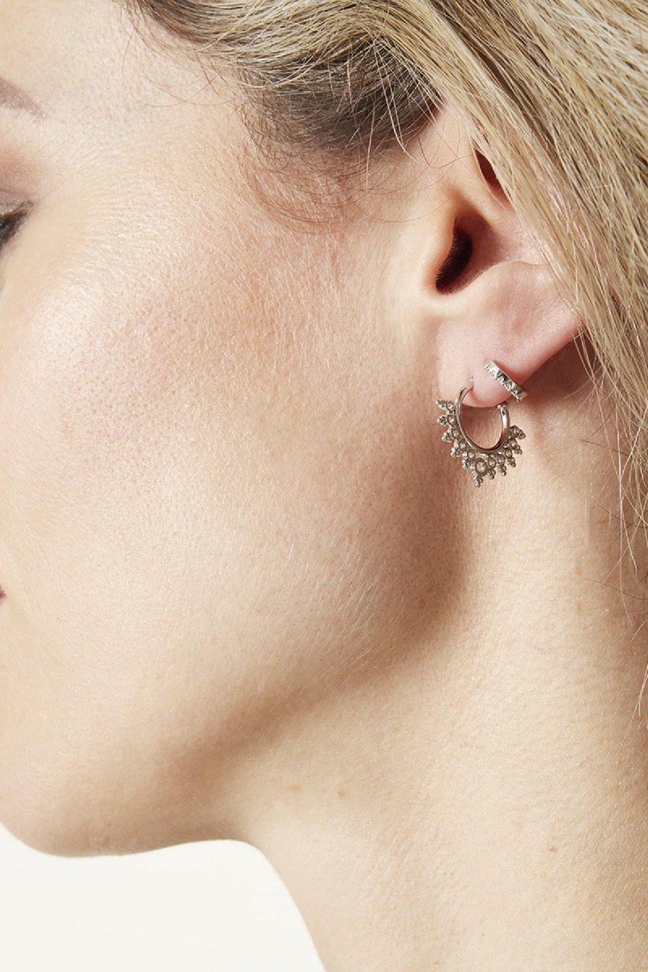 Earrings Royal Sun Plata Cobre Imagen2
