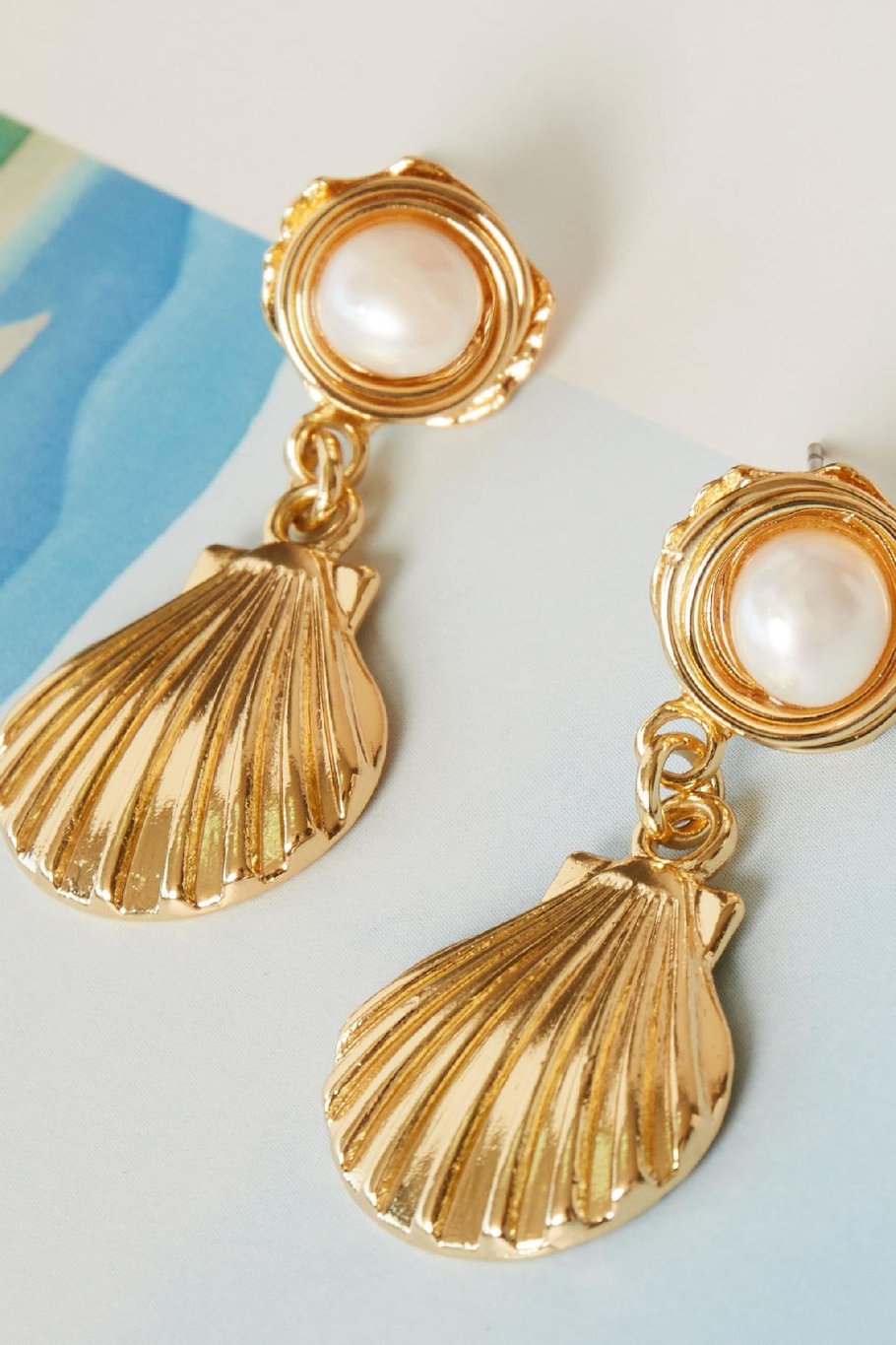 Oorbellen By the wave Zilver Metaal Afbeelding3