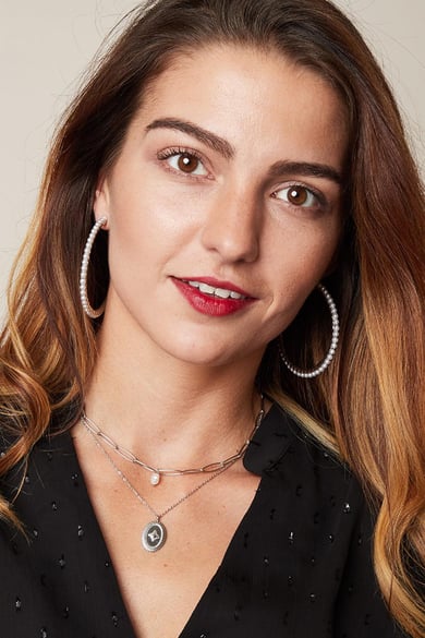 Oorbellen pearl hoops Zilver Metaal h5 Afbeelding2