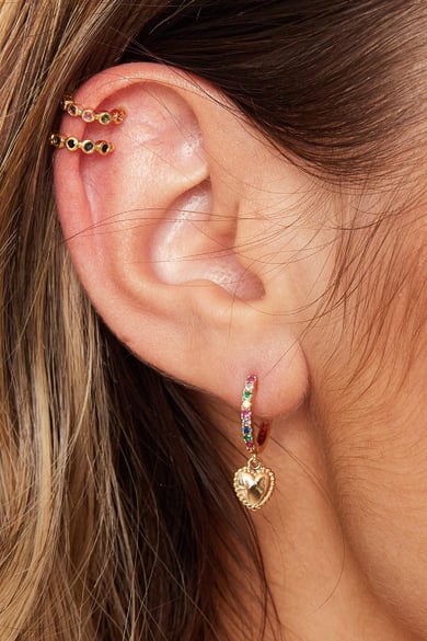Earcuff Dewi Gold Color Copper h5 Picture2