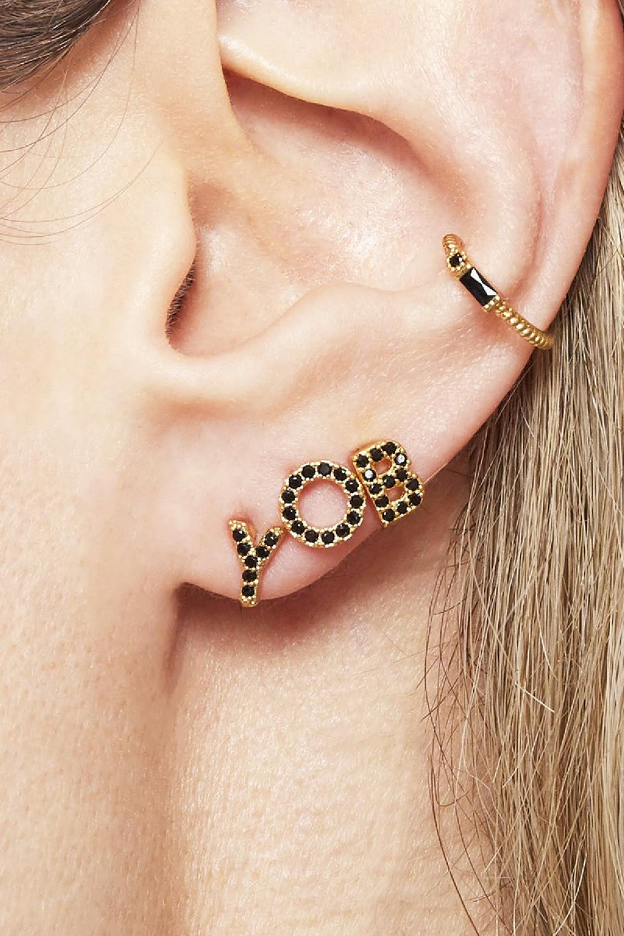 Earcuff Special stone Multi Copper Picture2