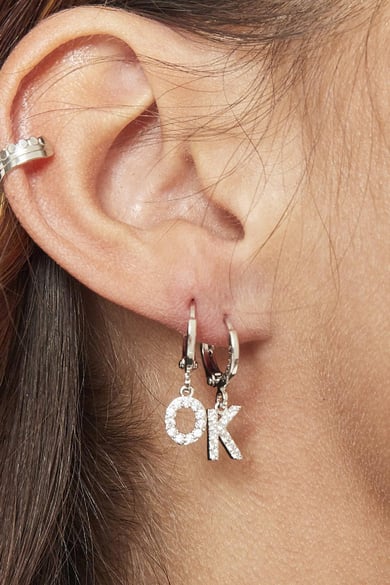 Earcuff Victoria Argenté Acier inoxydable One size h5 Image3