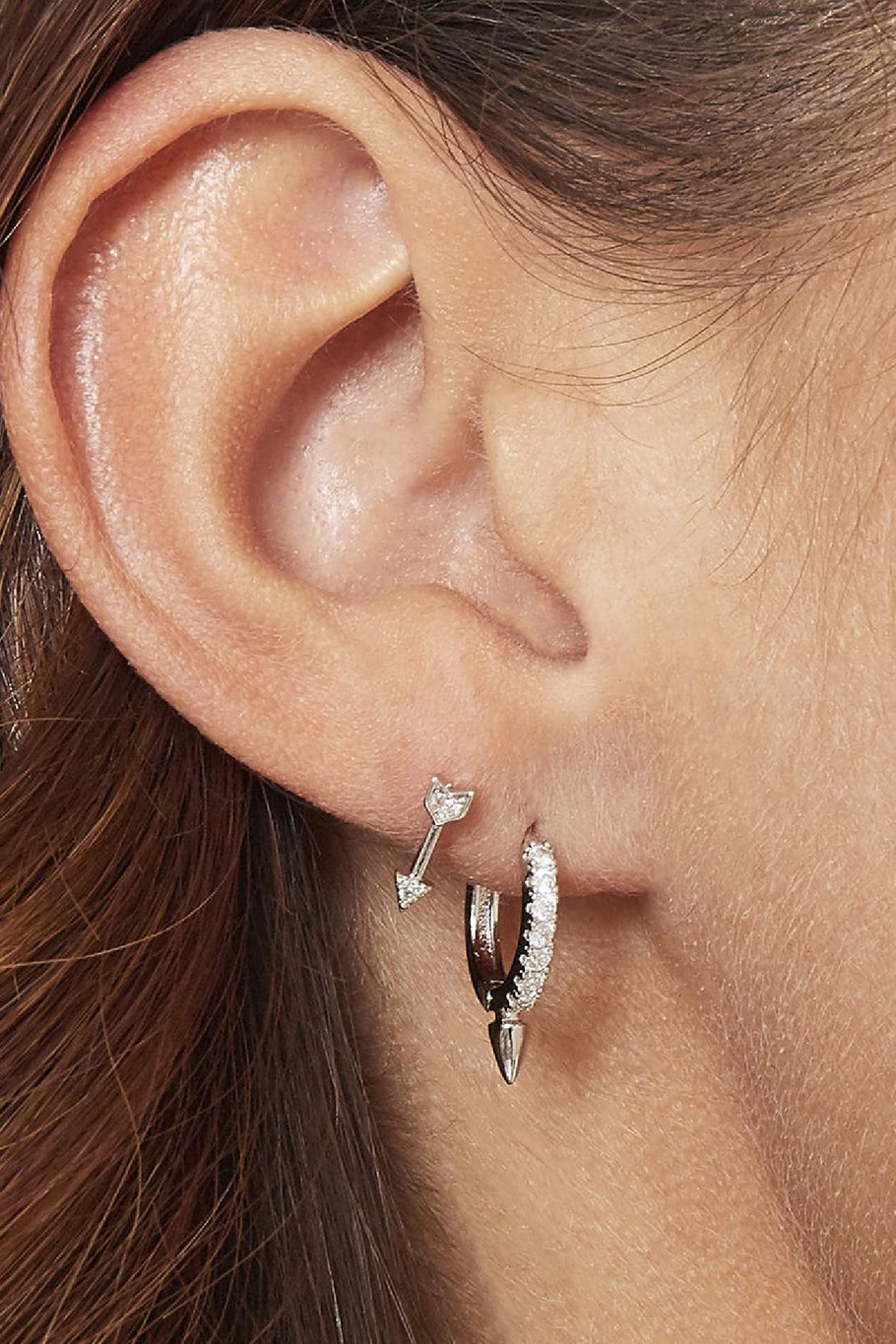 Earrings Spike Gold Color Copper Picture2