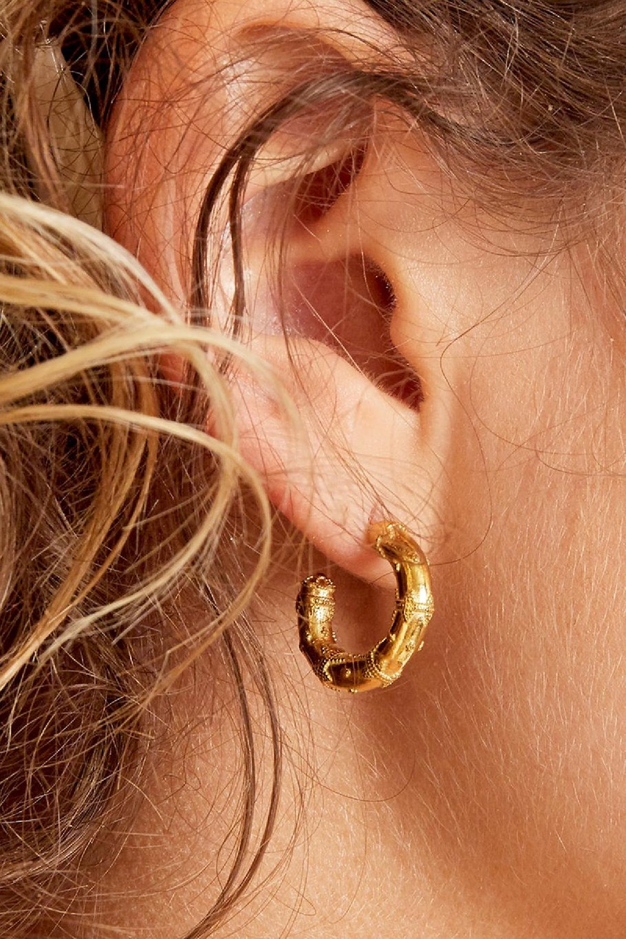 Pendientes India Color dorado Acero inoxidable Imagen2