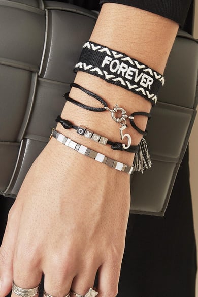 Armband Woven Forever Grün Polyester One size h5 Bild2