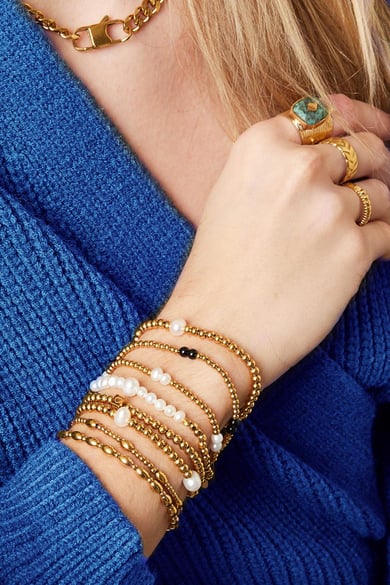 Pulsera Pearlish Plata Acero inoxidable h5 Imagen2