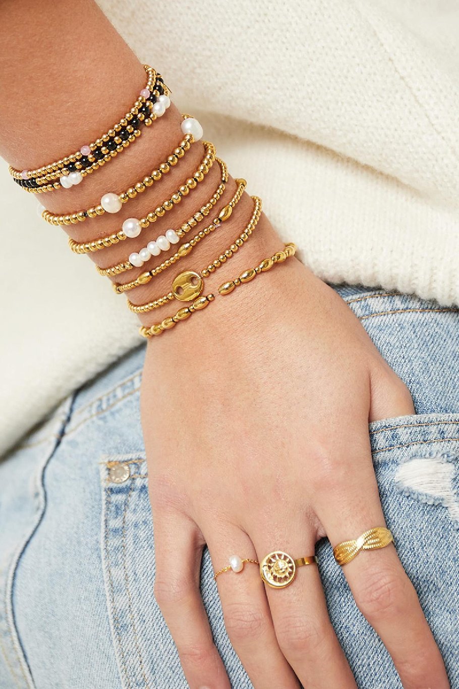 Bracelet Shirley Gold Color Stainless Steel Picture2