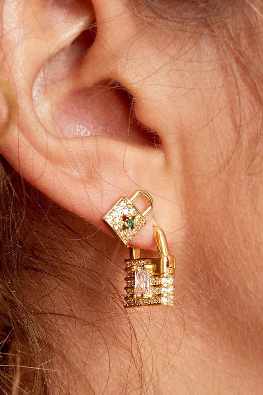 Pendientes Valuable Color dorado Cobre Imagen2