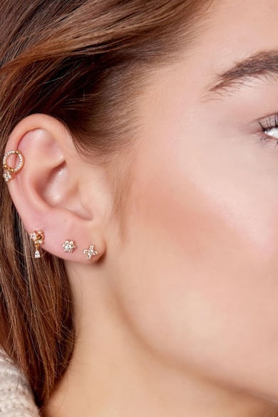 Piercing luna y estrella - colección Sparkle Fucsia Cobre h5 Imagen3