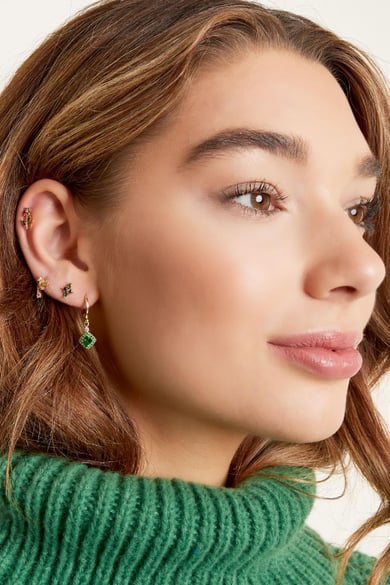 Piercing fleur - Collection Sparkle Multicouleur Cuivré h5 Image2