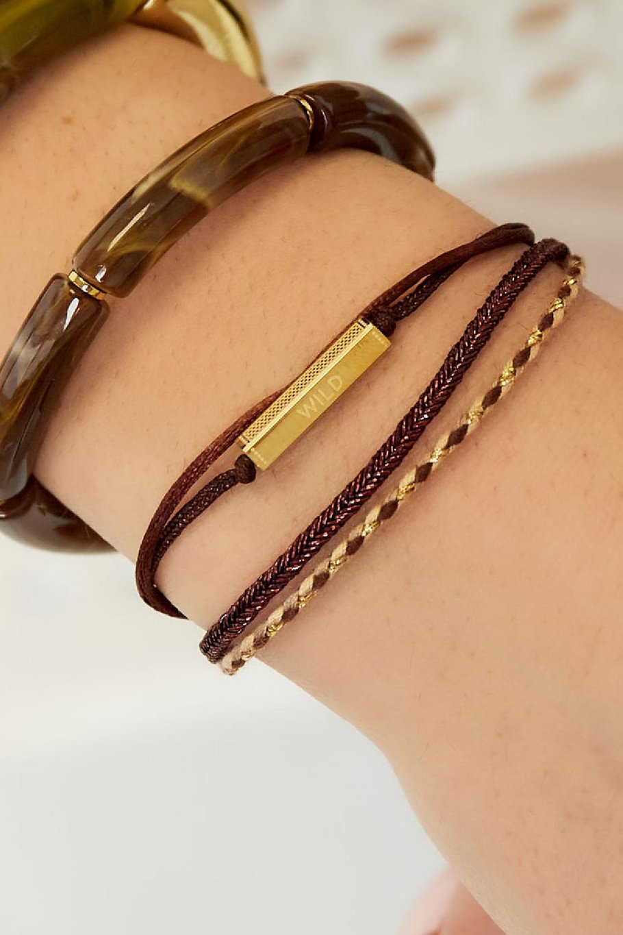 Armbandseil mit Text Lila Rope Bild3