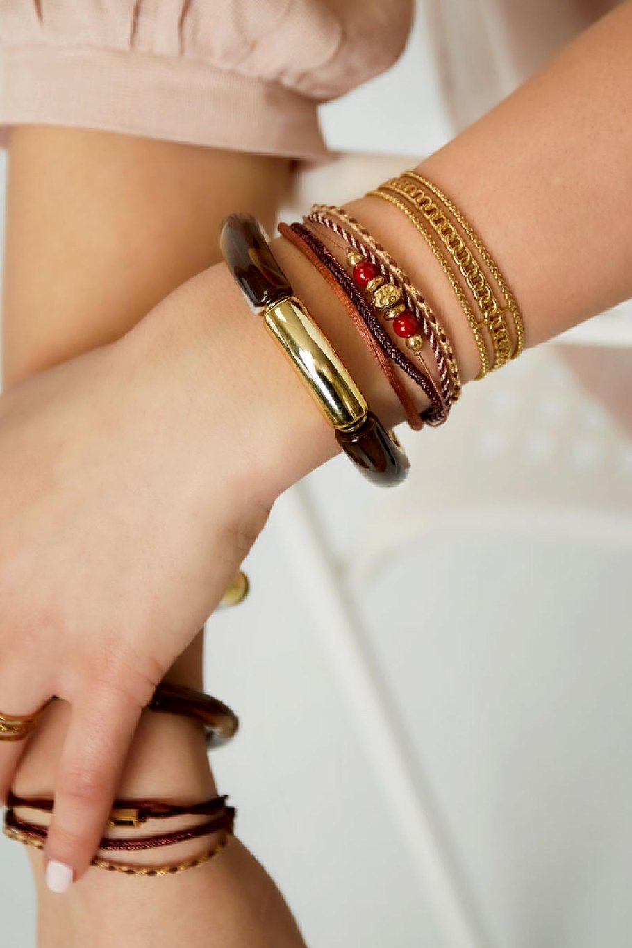 Armband Seil fröhlich Lila Rope Bild2