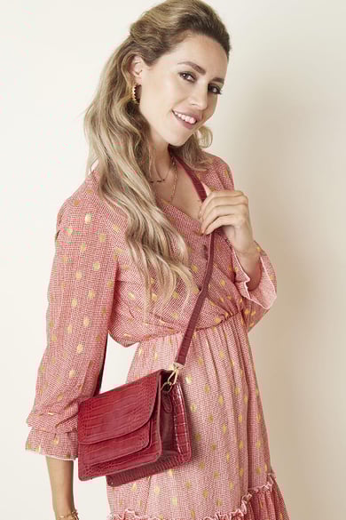 Tasche Vogue Weinrot Polyurethan h5 Bild3