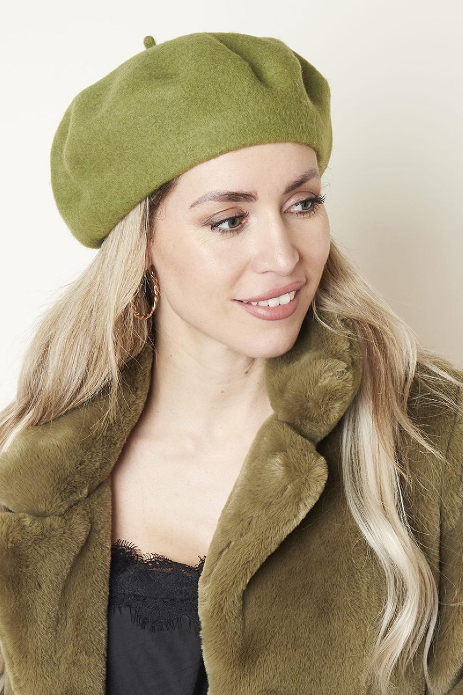Beret Madame 2.0 Verde Algodón Imagen2