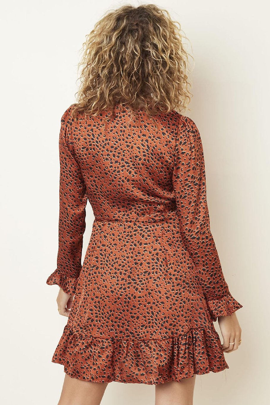 Kleid Animal Spots Schwarz S Bild3