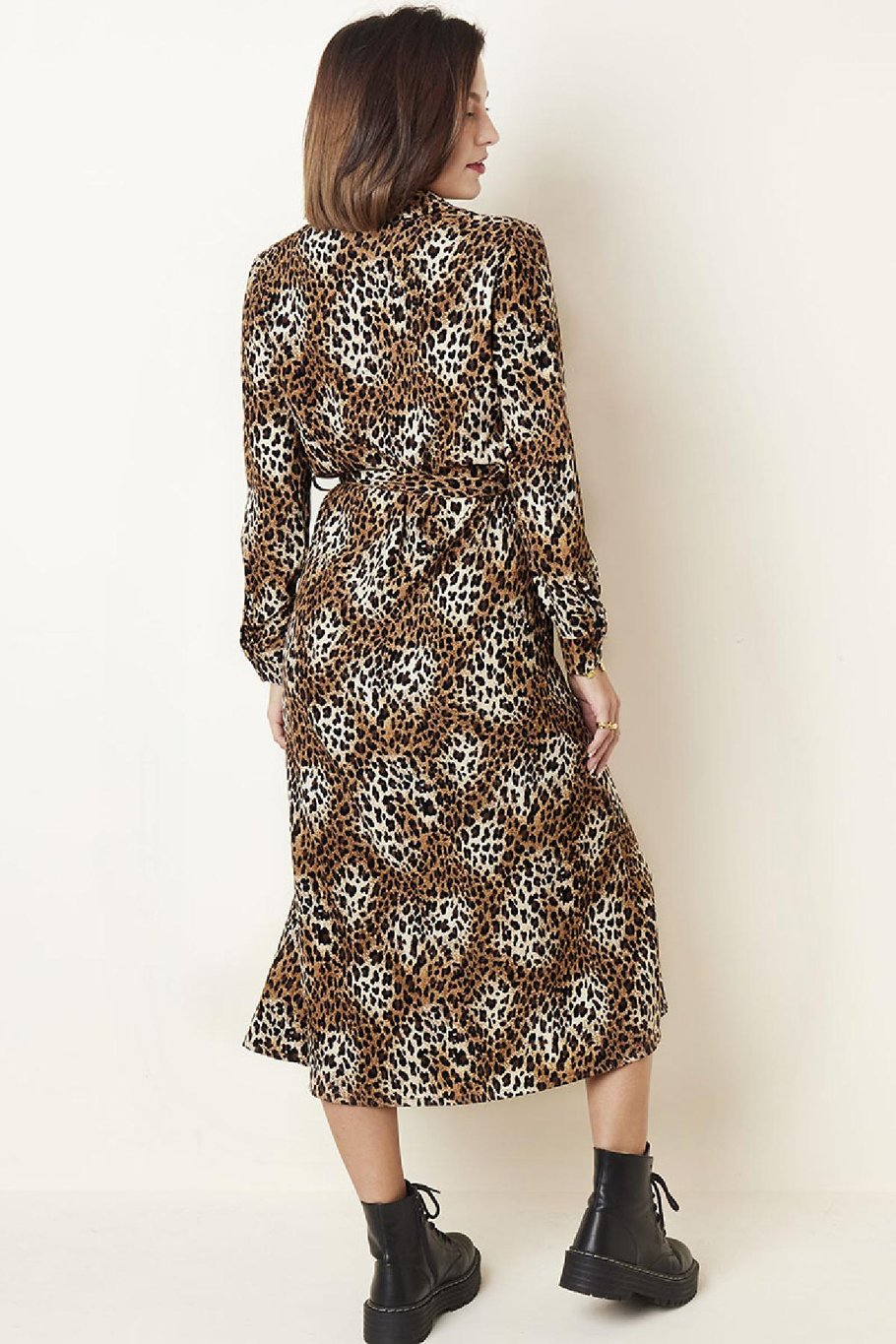Vestido Wildness Beige S Imagen4