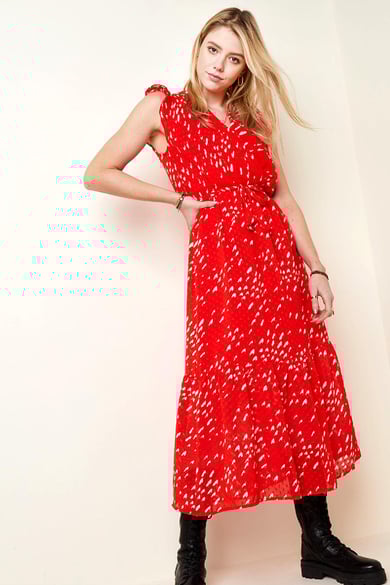 Kleid Flowy Spring Beige S h5 Bild2