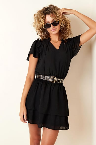 Jurk Pippa Paars M h5 Afbeelding2