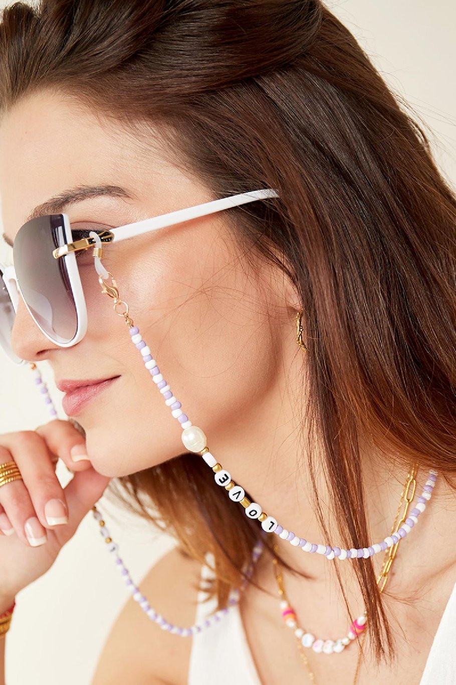 Zonnebrillenkoord Love Multi Glas Afbeelding4