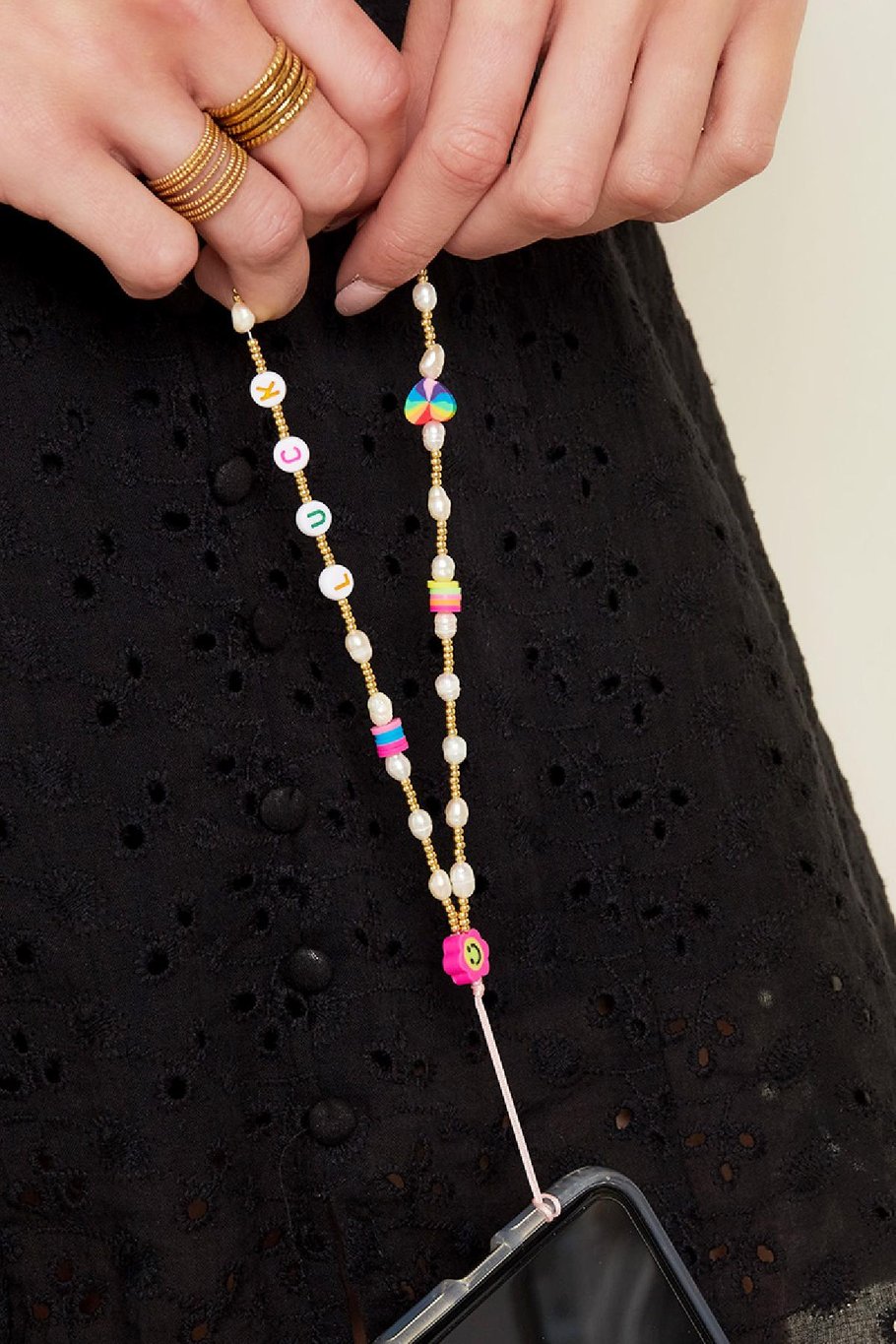 Suerte de los accesorios del teléfono Multicolor Plástico Imagen2