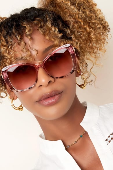 Big sunglasses sparkle Black PC One size h5 Picture2