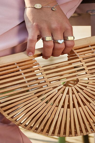 Ring Mermaid Vibes #18 Gold &amp; Zilver Stainless Steel h5 Afbeelding2