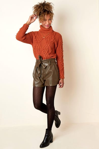 Pullover verdreht Beige S/M h5 Bild4