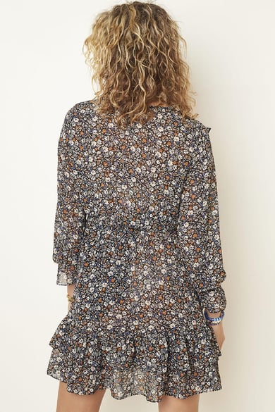 Dress Fall Flower Red S h5 Picture3