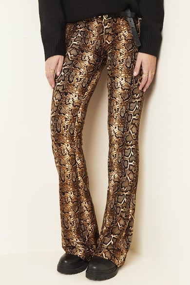 Pantalon flare jungle  Beige S h5 Image2