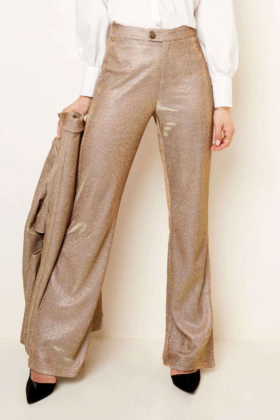 Glitter pants - Holiday essentials Gold Color S Picture2