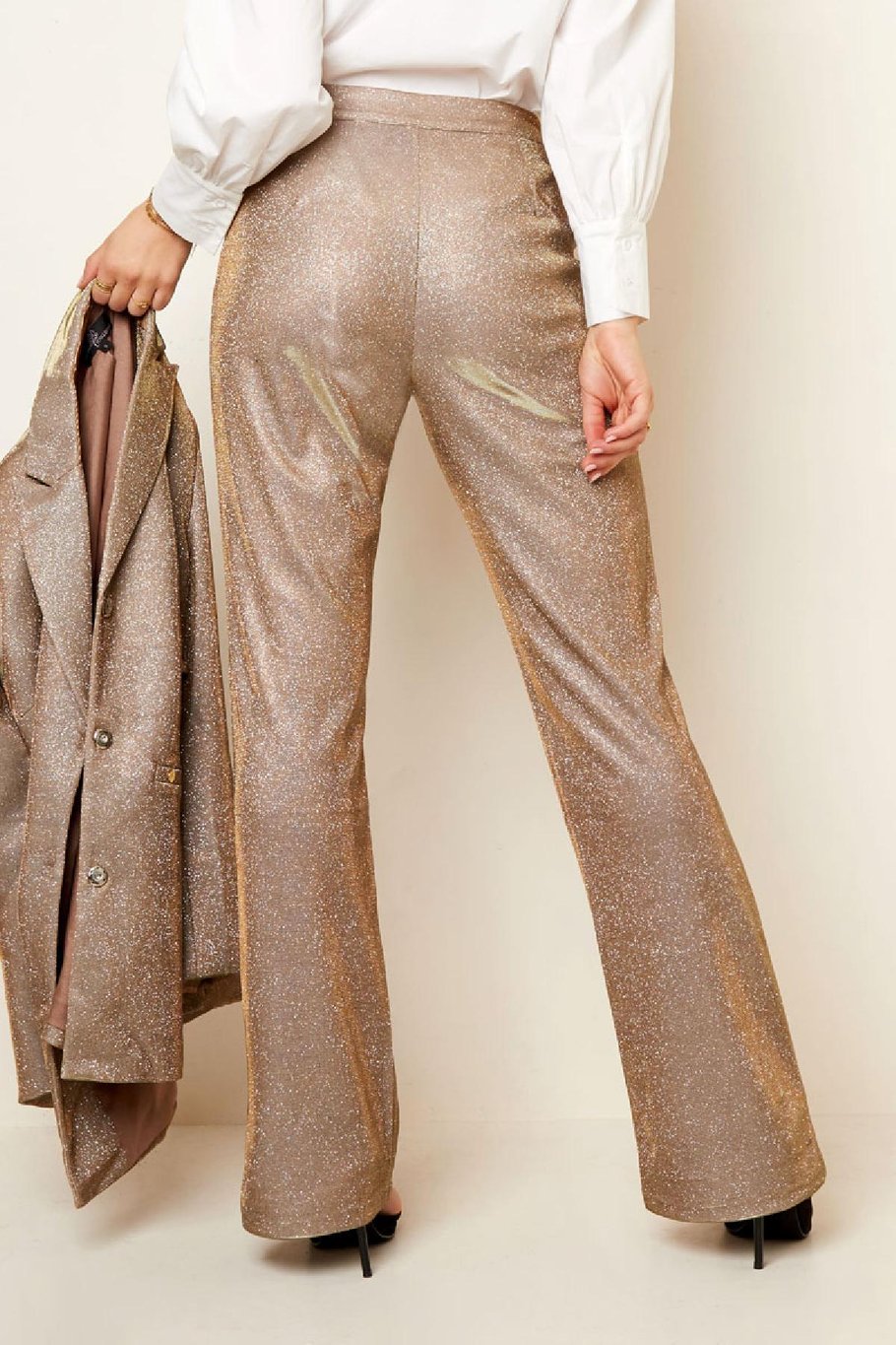 Glitter pants - Holiday essentials Gold Color S Picture6