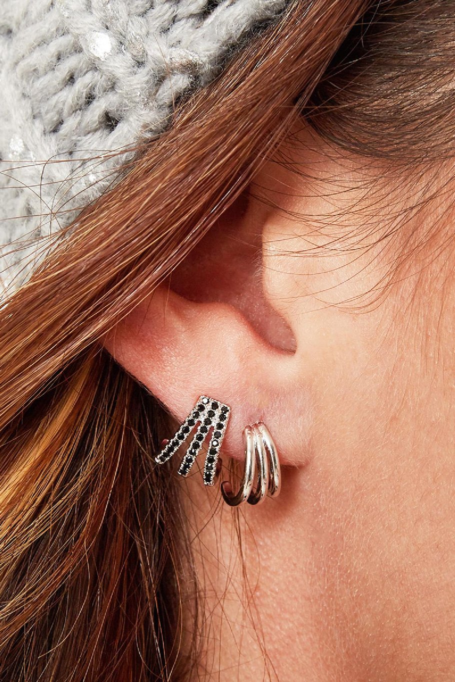 Earring Patty Zilver Copper Afbeelding2