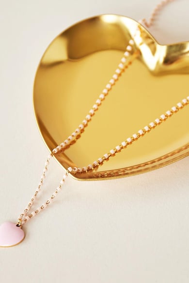 Collar Adorable Rosa Acero inoxidable h5 Imagen2