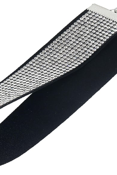 Necklace Choker Bling Silver Color Polyester h5 Picture2